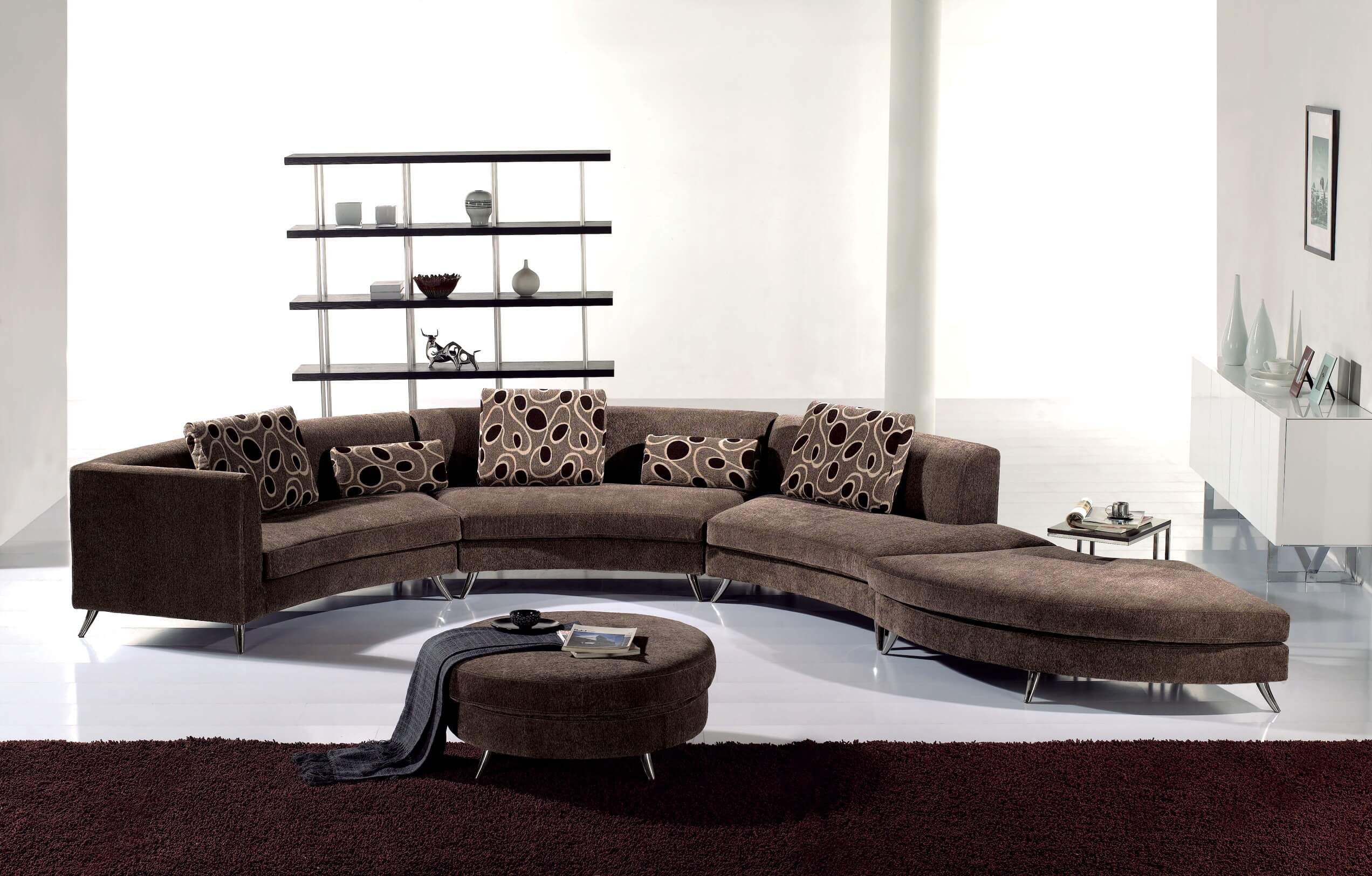 couch sofa sofas unique modern furniture sectional cool half designs stylish circle couches curved italian classic piece stunning collect leather