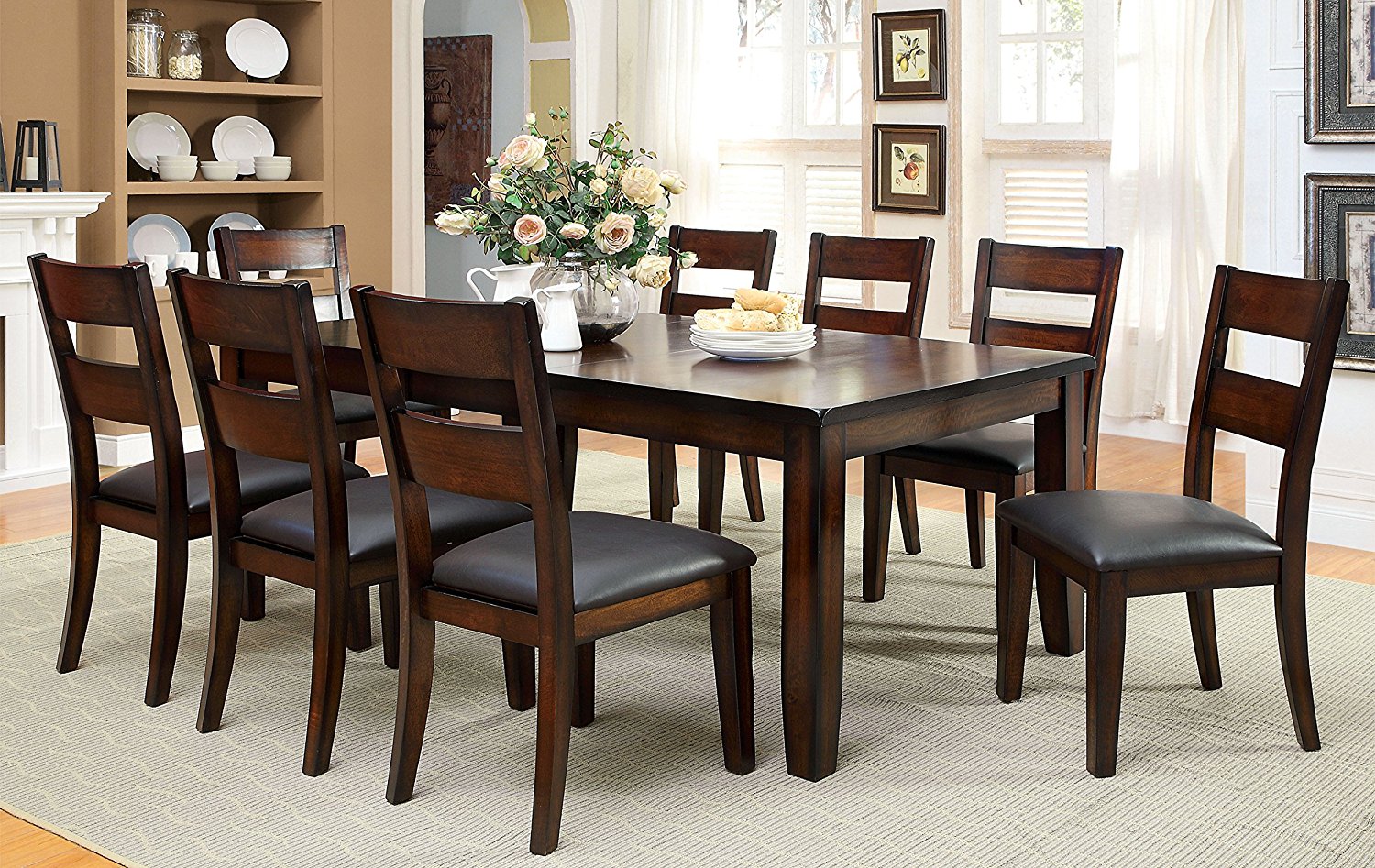 transitional style dining room sets