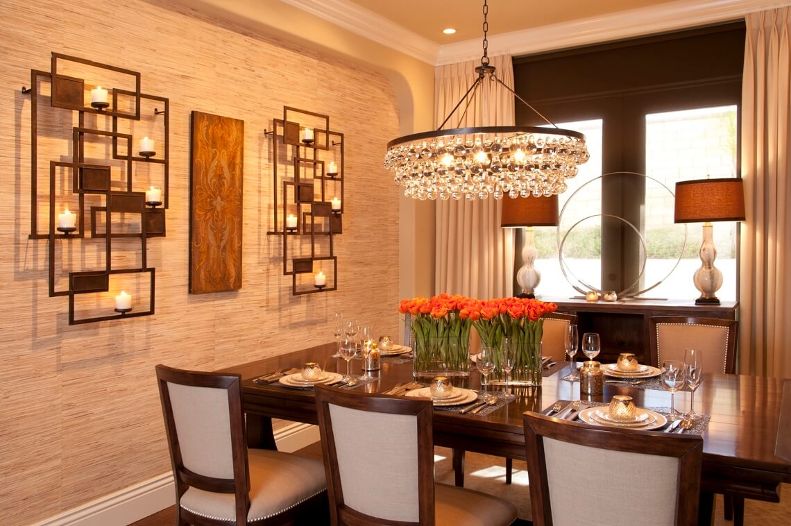 transitional interior design dining room