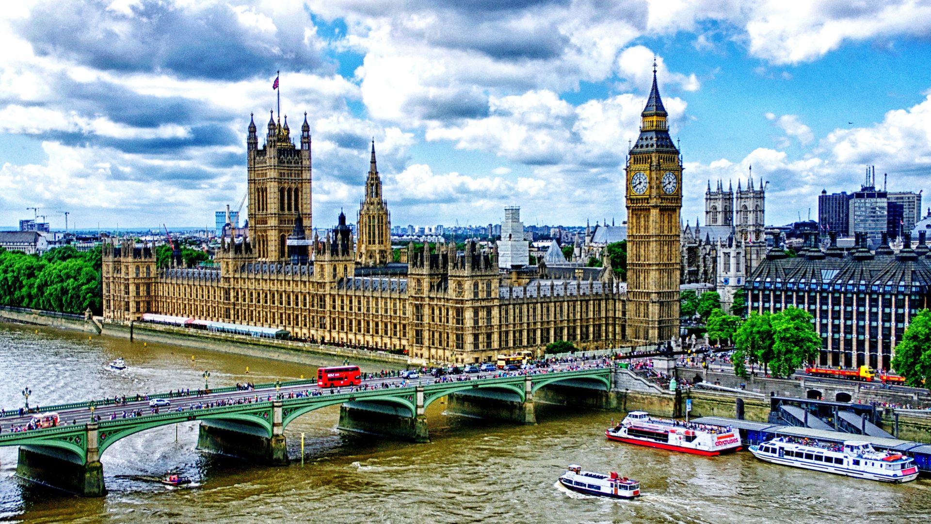 London Big Ben Palace Of Westminster River