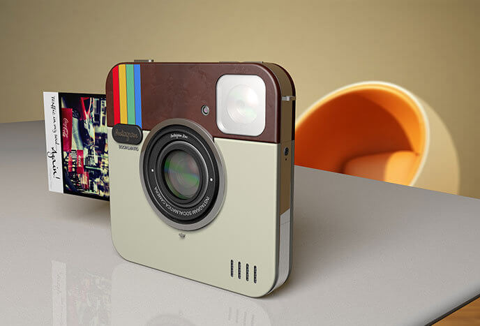 Polaroid Socialmatic camera