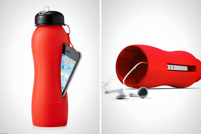 Store your phone water bottle