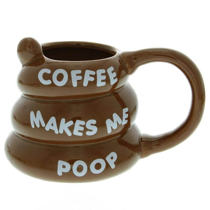Poo Shaped Coffee Mug