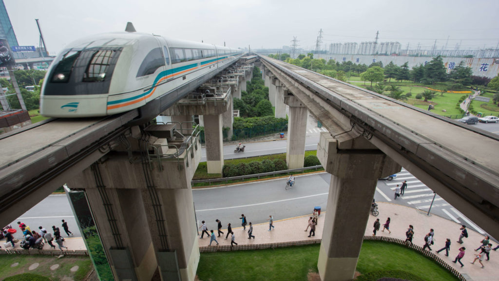 Shanghai Maglev Train Bridges