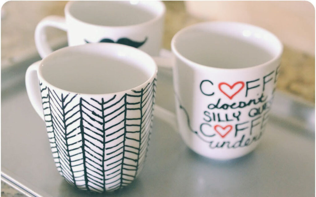 DIY sharpie mugs ideas