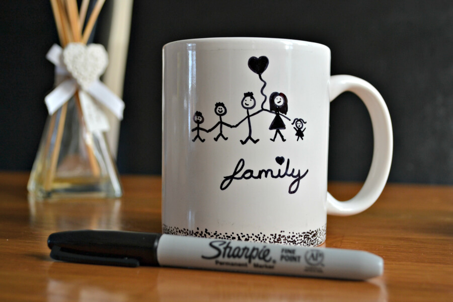 DIY sharpie mugs ideas