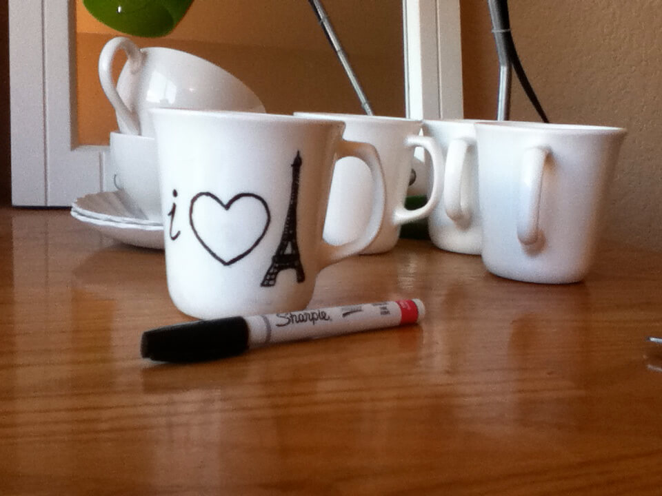 DIY sharpie mugs ideas