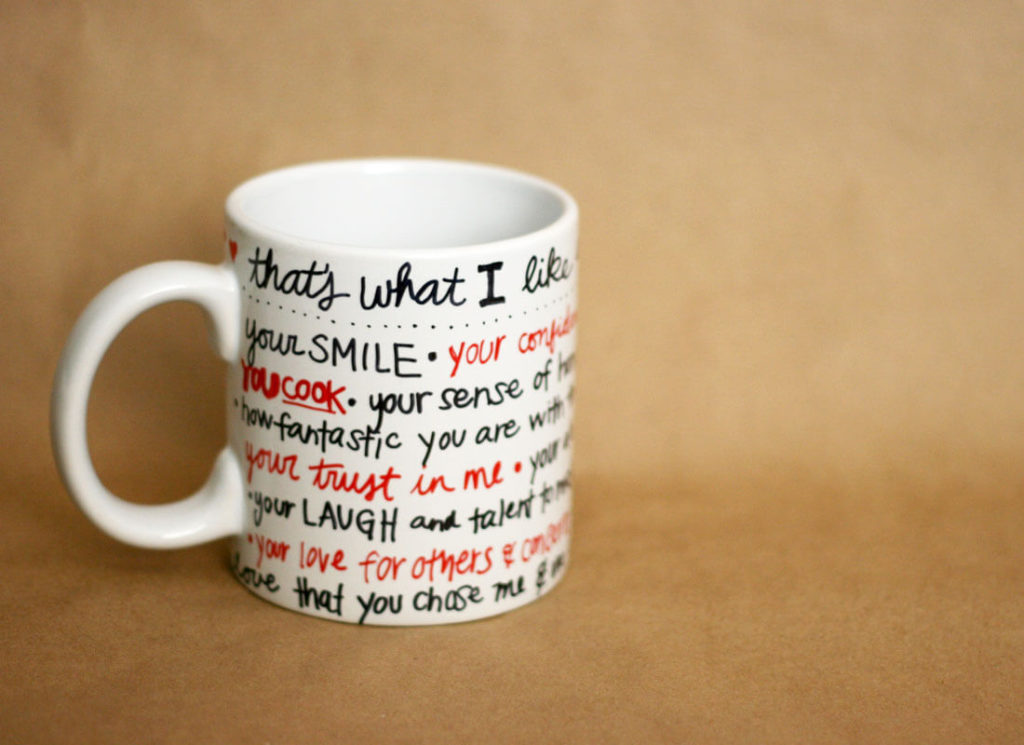 DIY sharpie mugs ideas