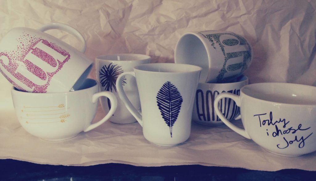 DIY sharpie mugs ideas