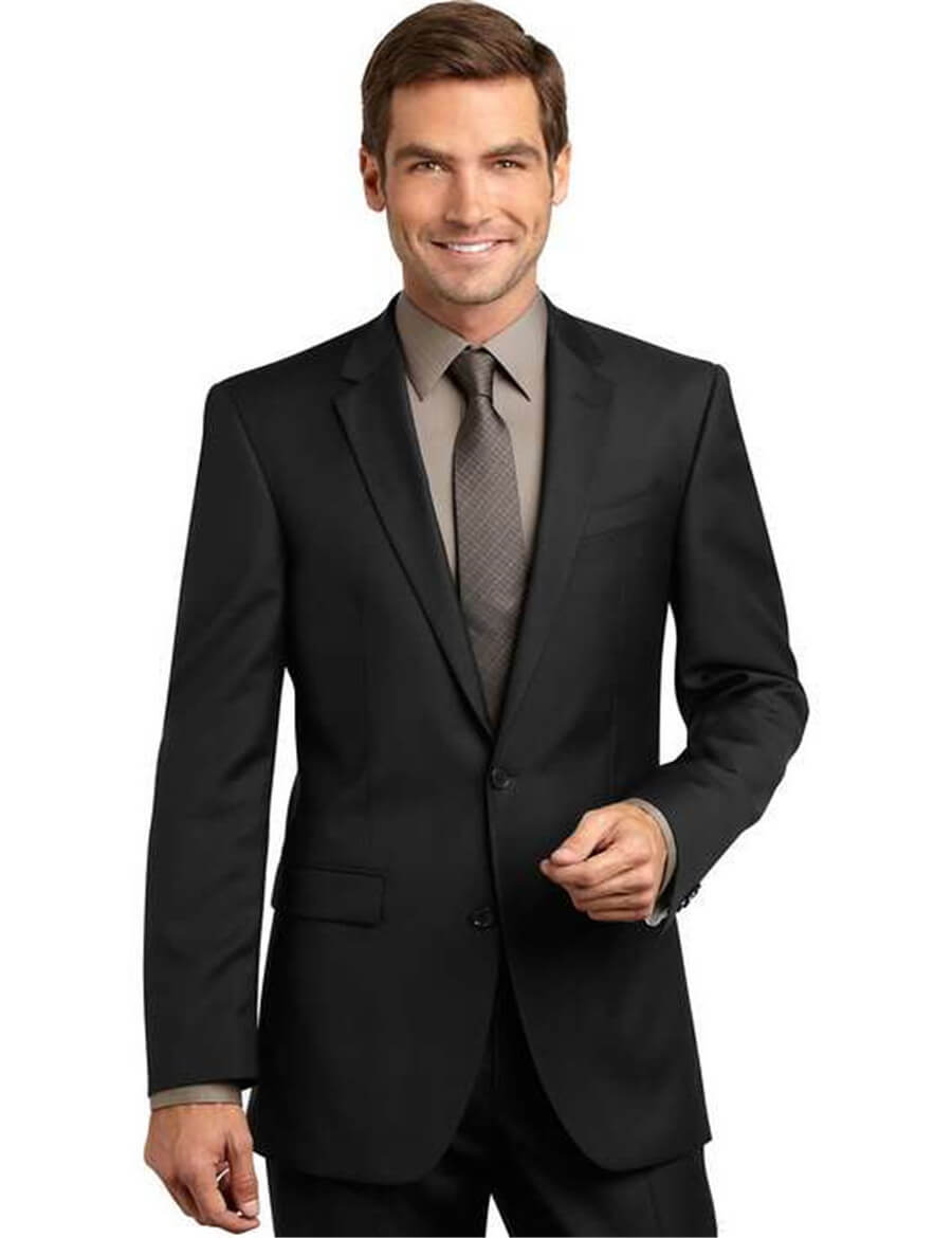 Black and Grey 2 Piece Suit