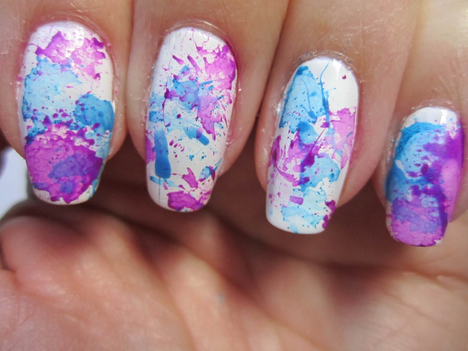 Colorful Nail Art Designs with Glitter and Rhinestones - wide 8