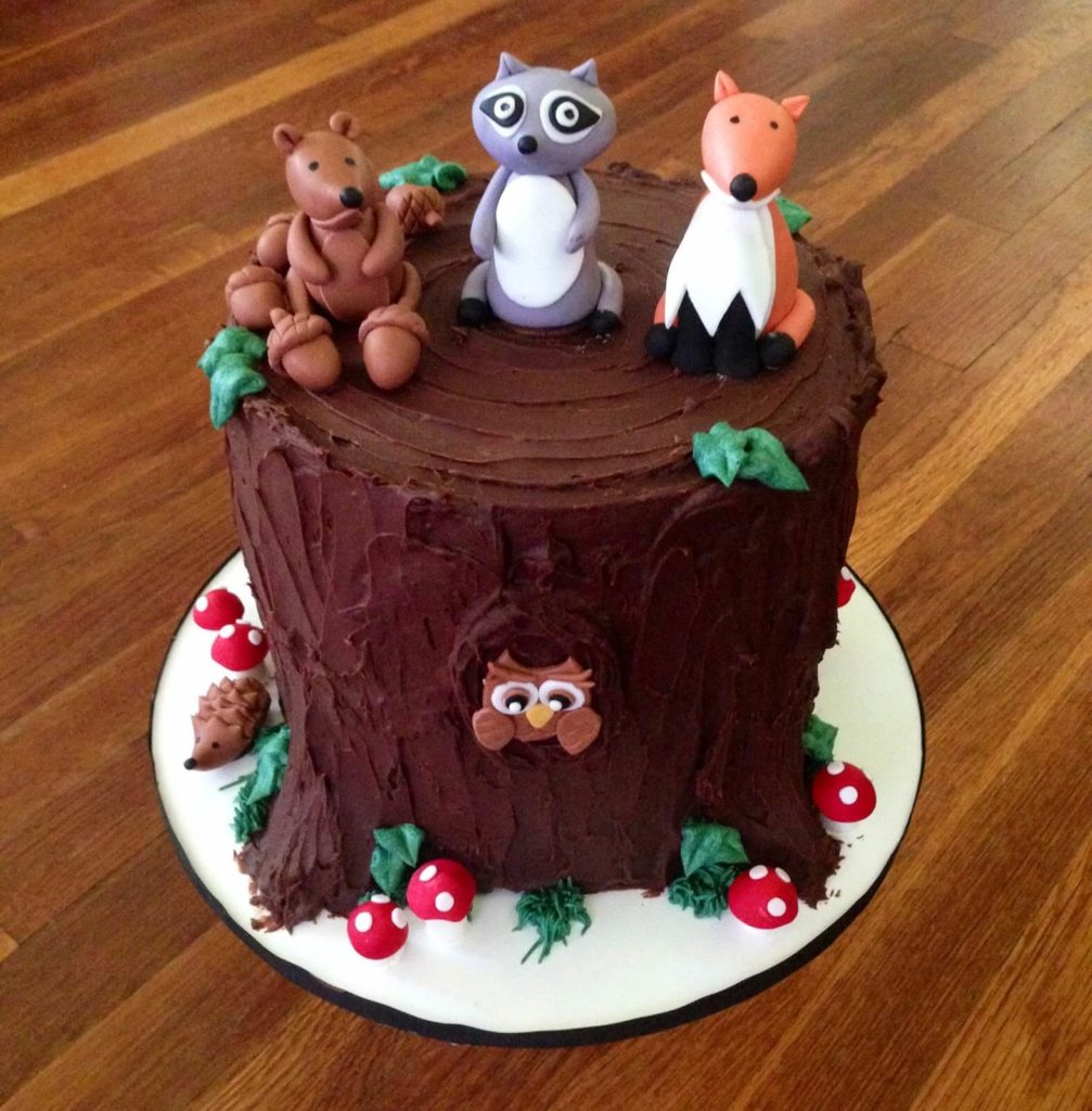 Fun Animal Birthday Cake