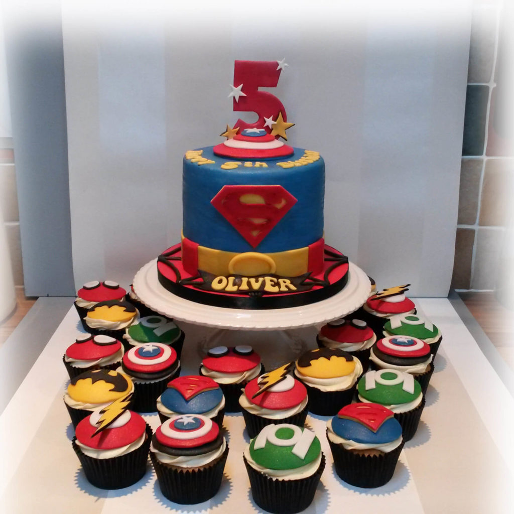 Superhero Cake