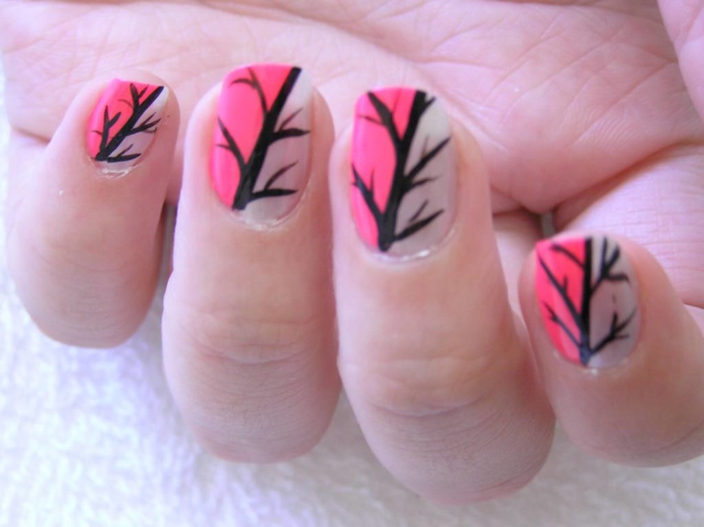 Tree & Branches Nail Art