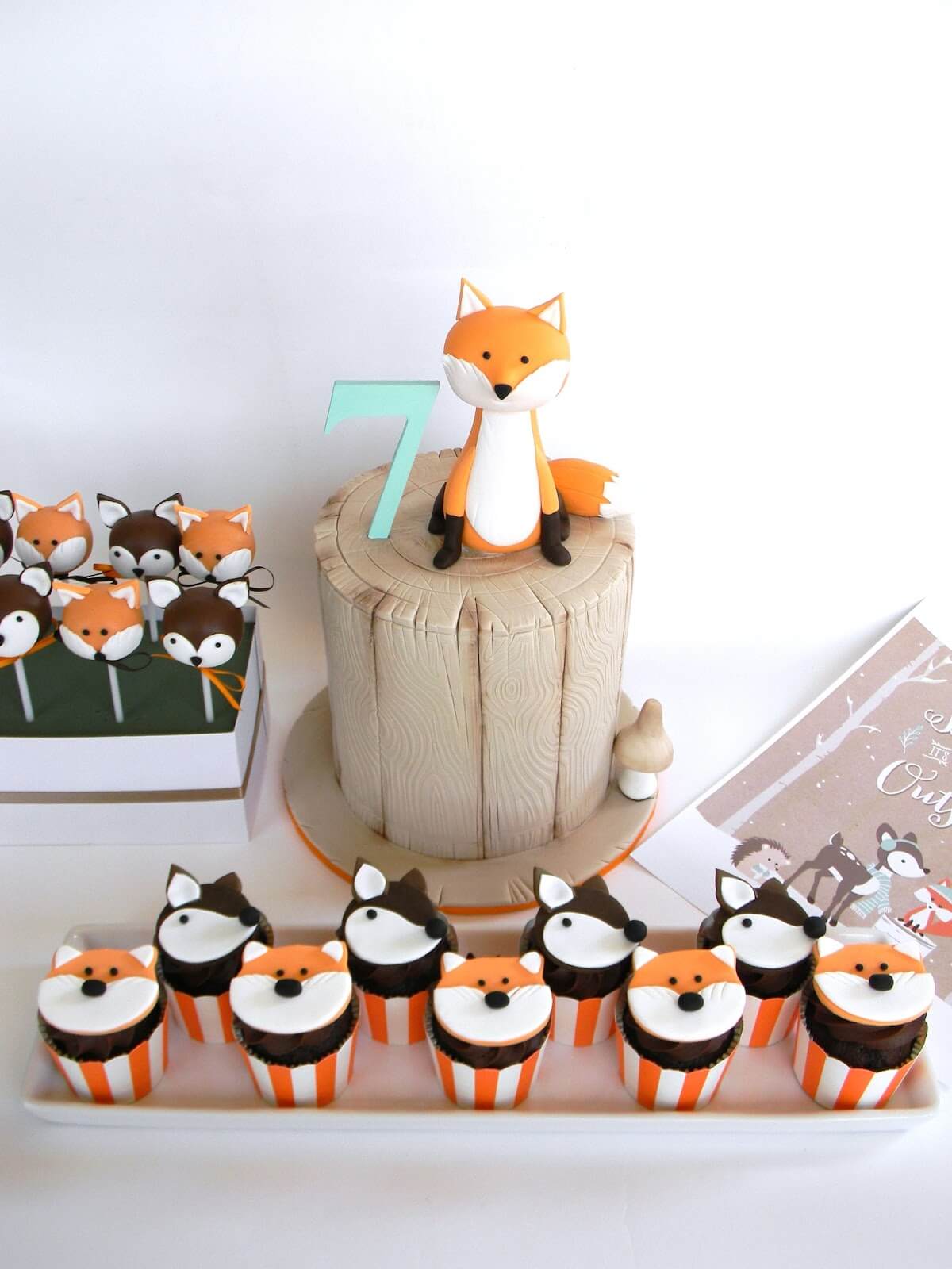 Woodland Themed Party Cakes