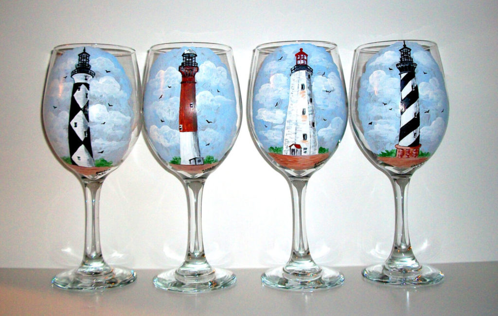 glass painting ideas