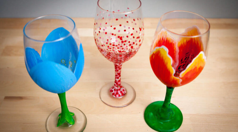 glass painting ideas