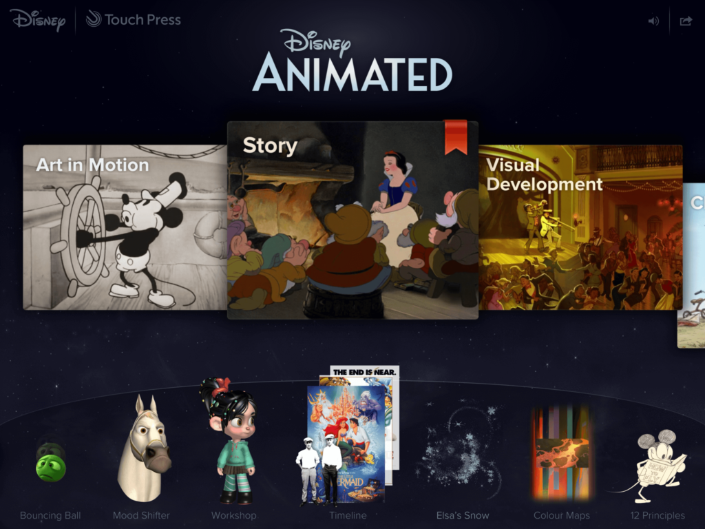 Disney Animated-Best iPad Games For 4 Year Olds