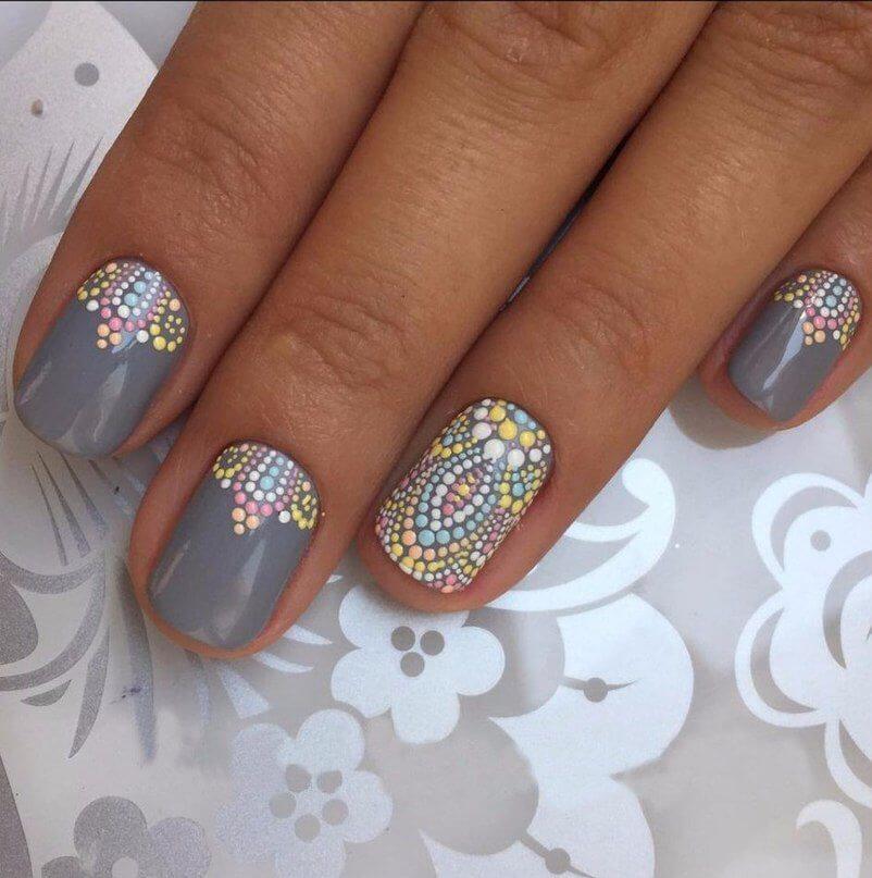 Dotwork Summer Nail Designs