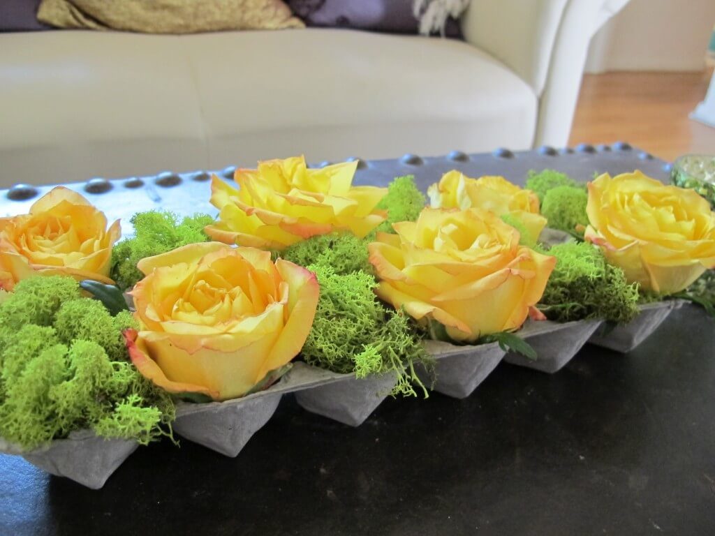 Garden Buds and Spring Moss Flower Box