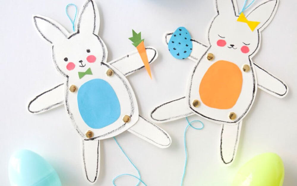 Jumping Jack easter crafts Bunnies