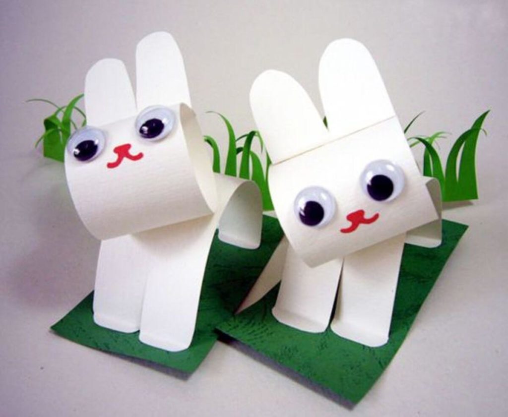 Paper Bunny easter crafts