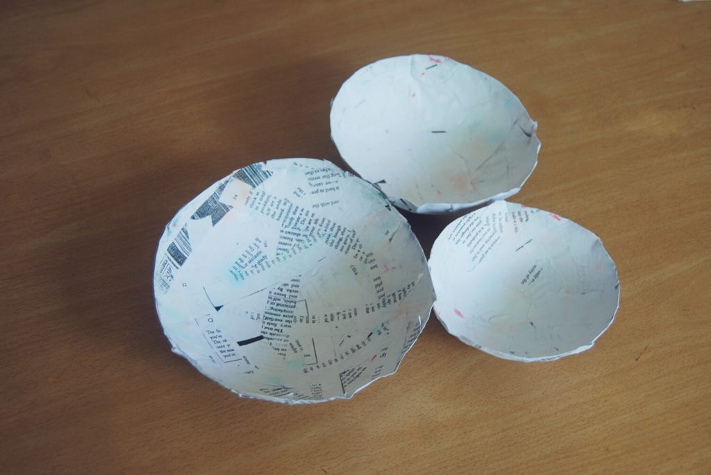 Paper mache bowl diy paper crafts