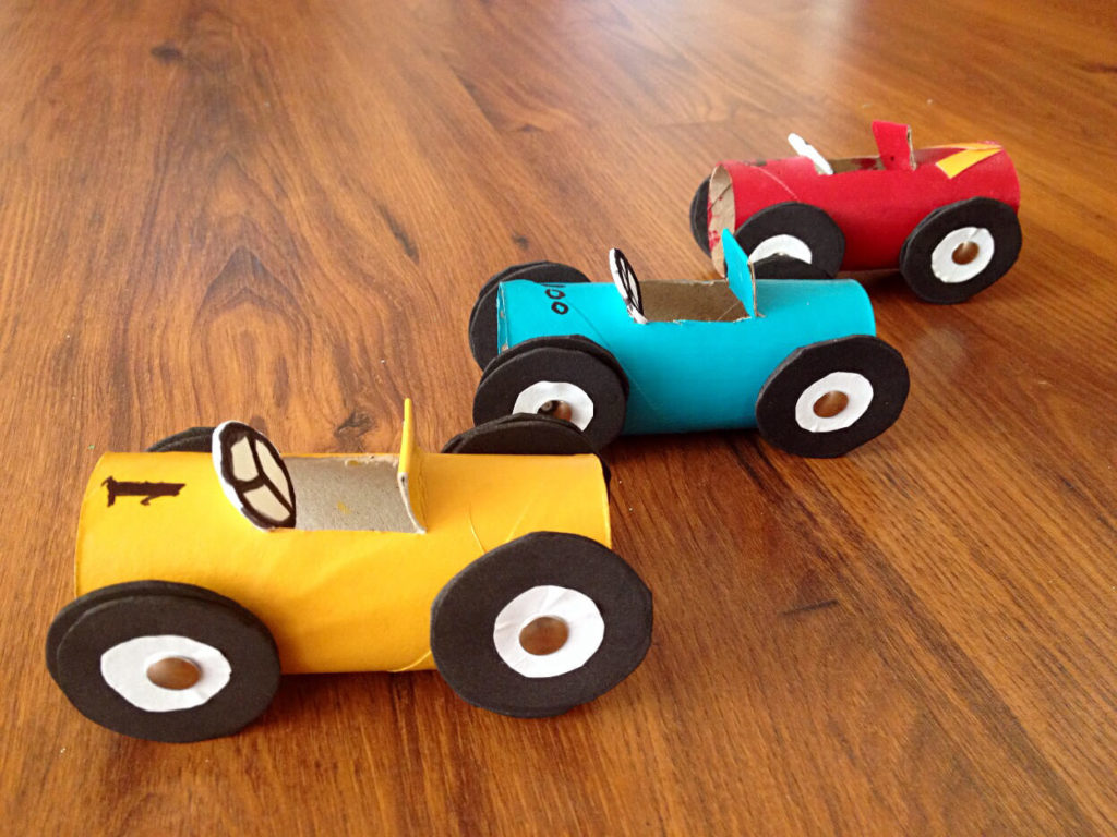 Racing Cars diy paper crafts