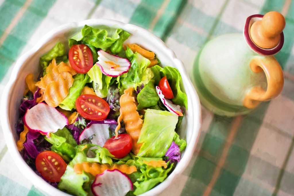 Salad with Bark, Leafy greens-summer vegetables in india