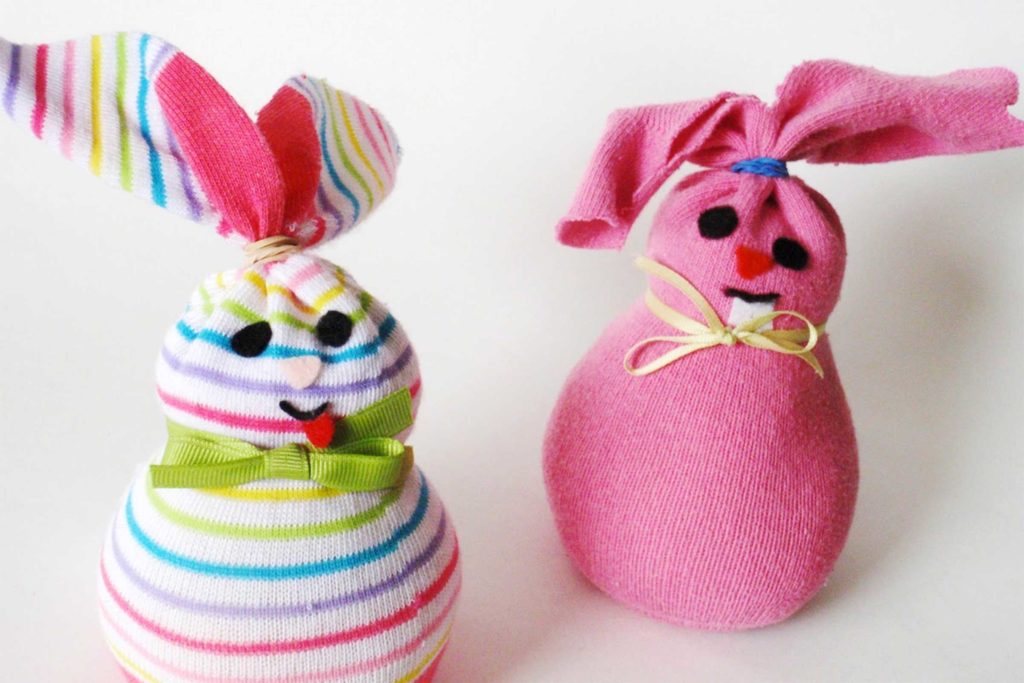 Sock Bunny easter crafts