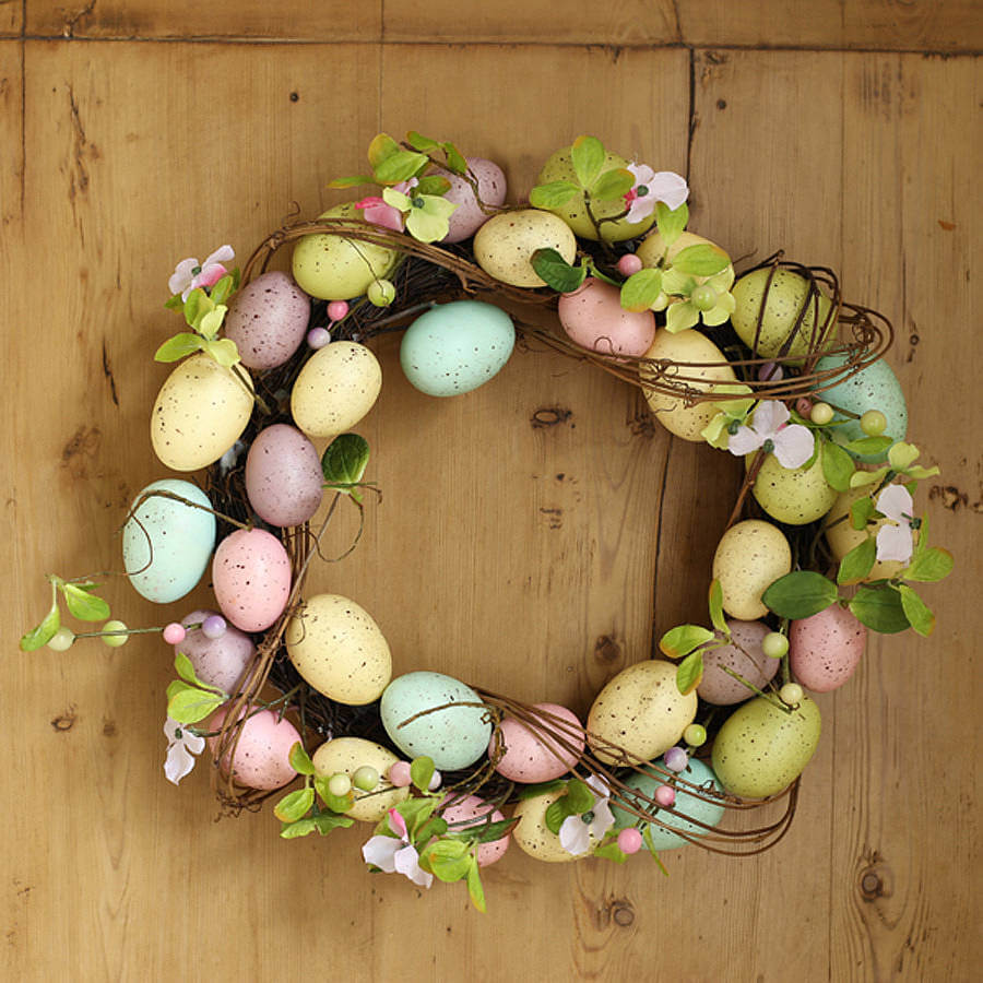 easter crafts Egg Wreath
