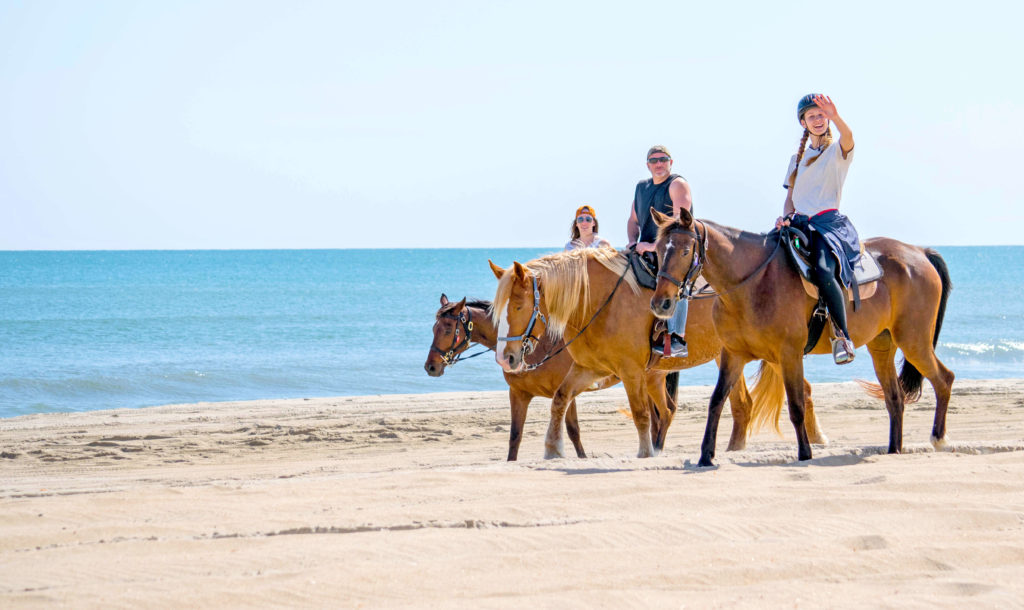 Horseback ride on the beach-travel bucket list