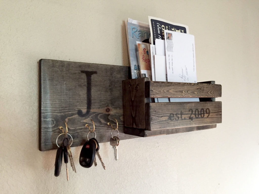 Monogram diy Key Holder