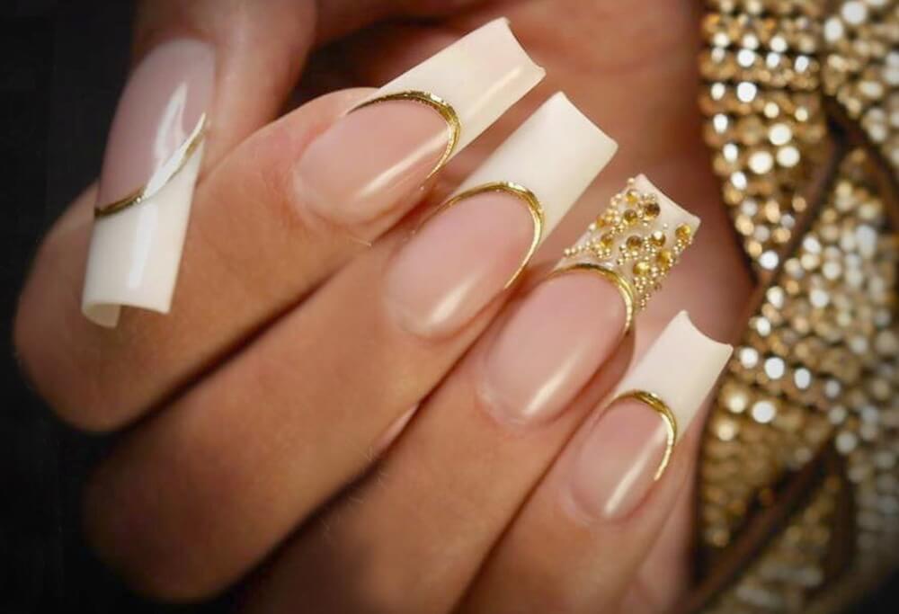 2. Classy Ombre Nail Extensions - wide 7