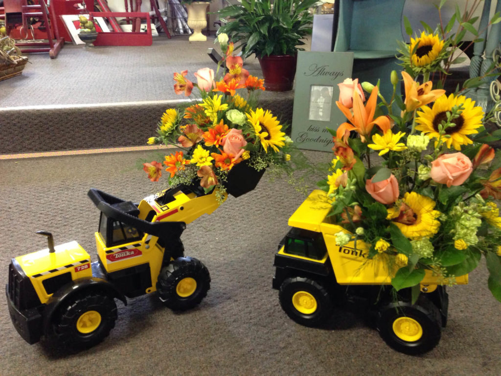 Toy Truck diy flower pot