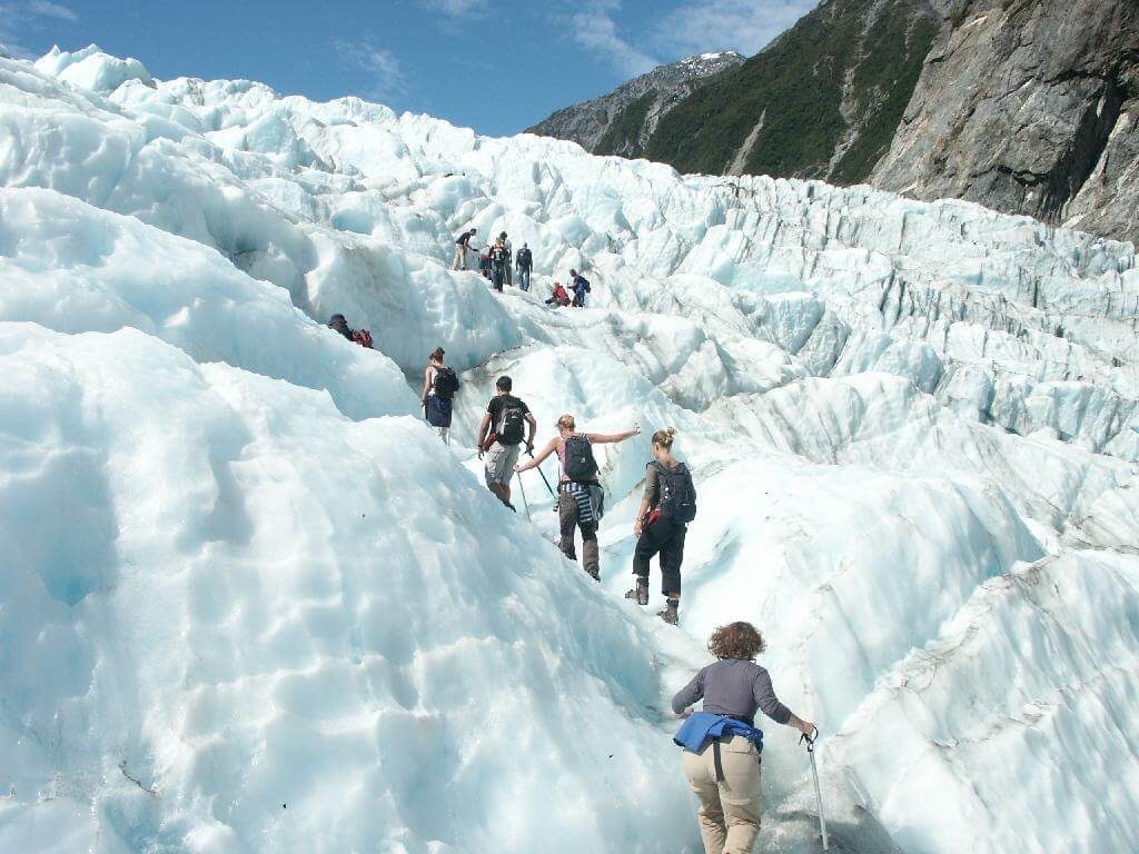 Walk on a glacier-travel bucket list