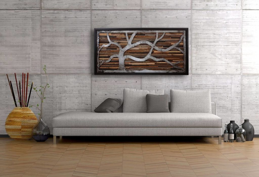 Wood wall paint