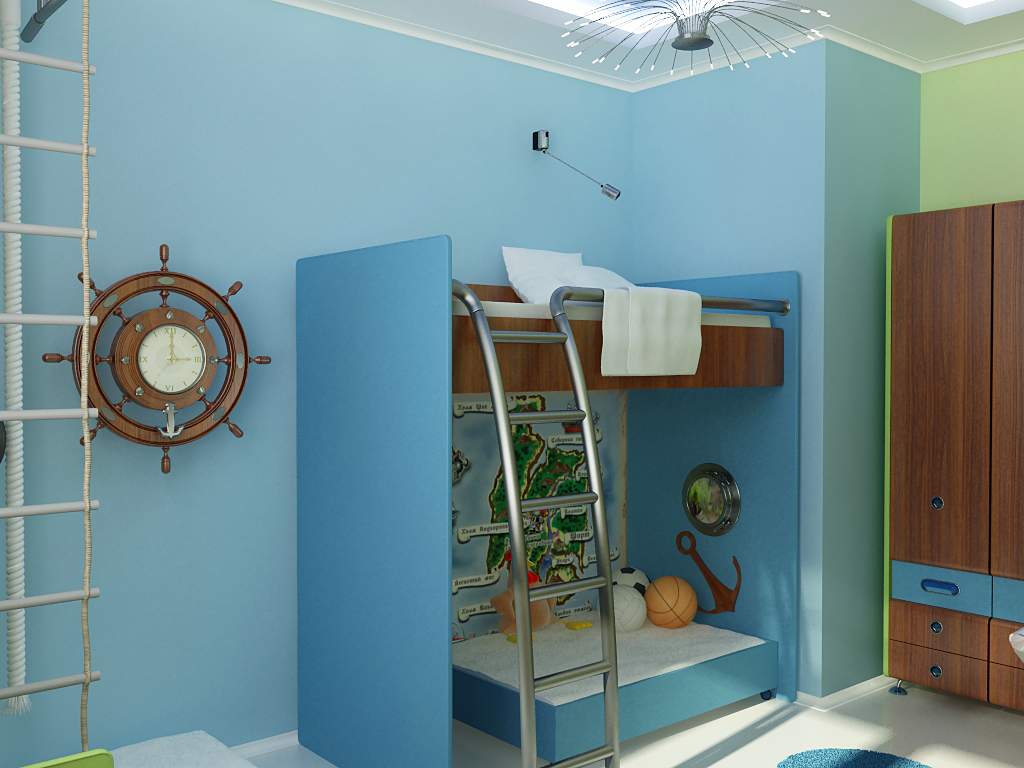 Blue Boys Room