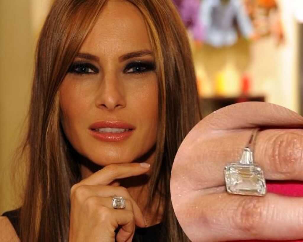 melania trump engagement ring