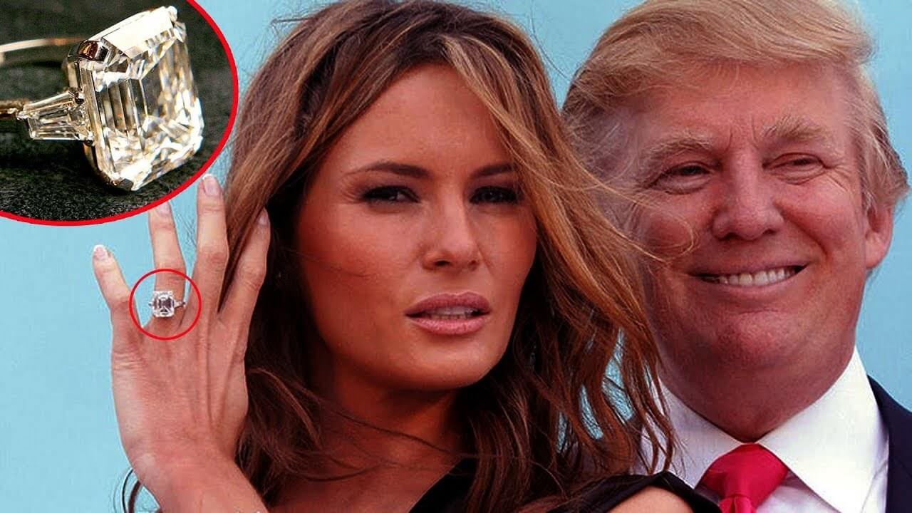 melania trump engagement ring