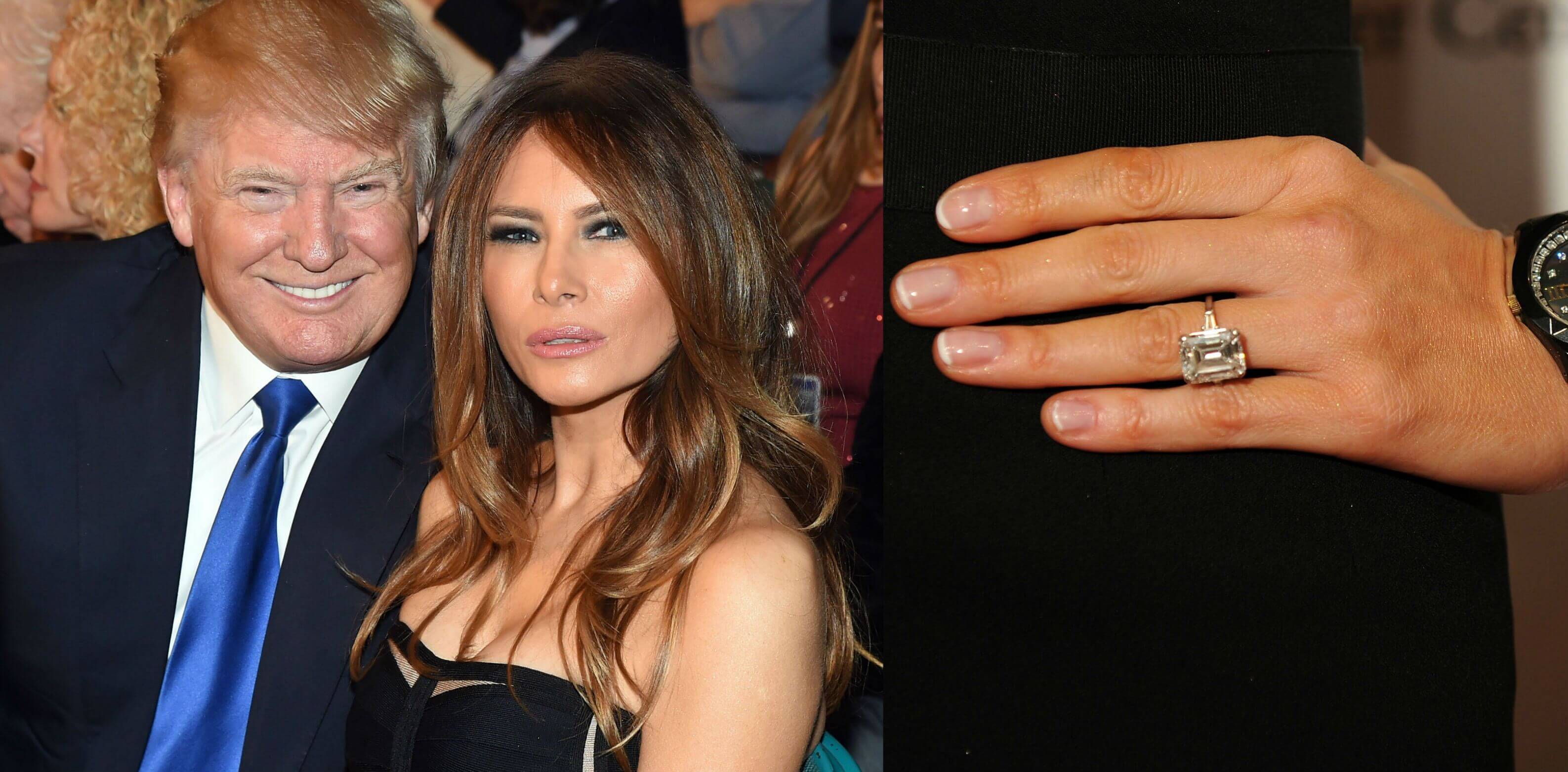 melania trump engagement ring