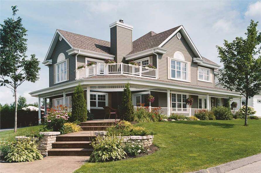 country house plans with photos