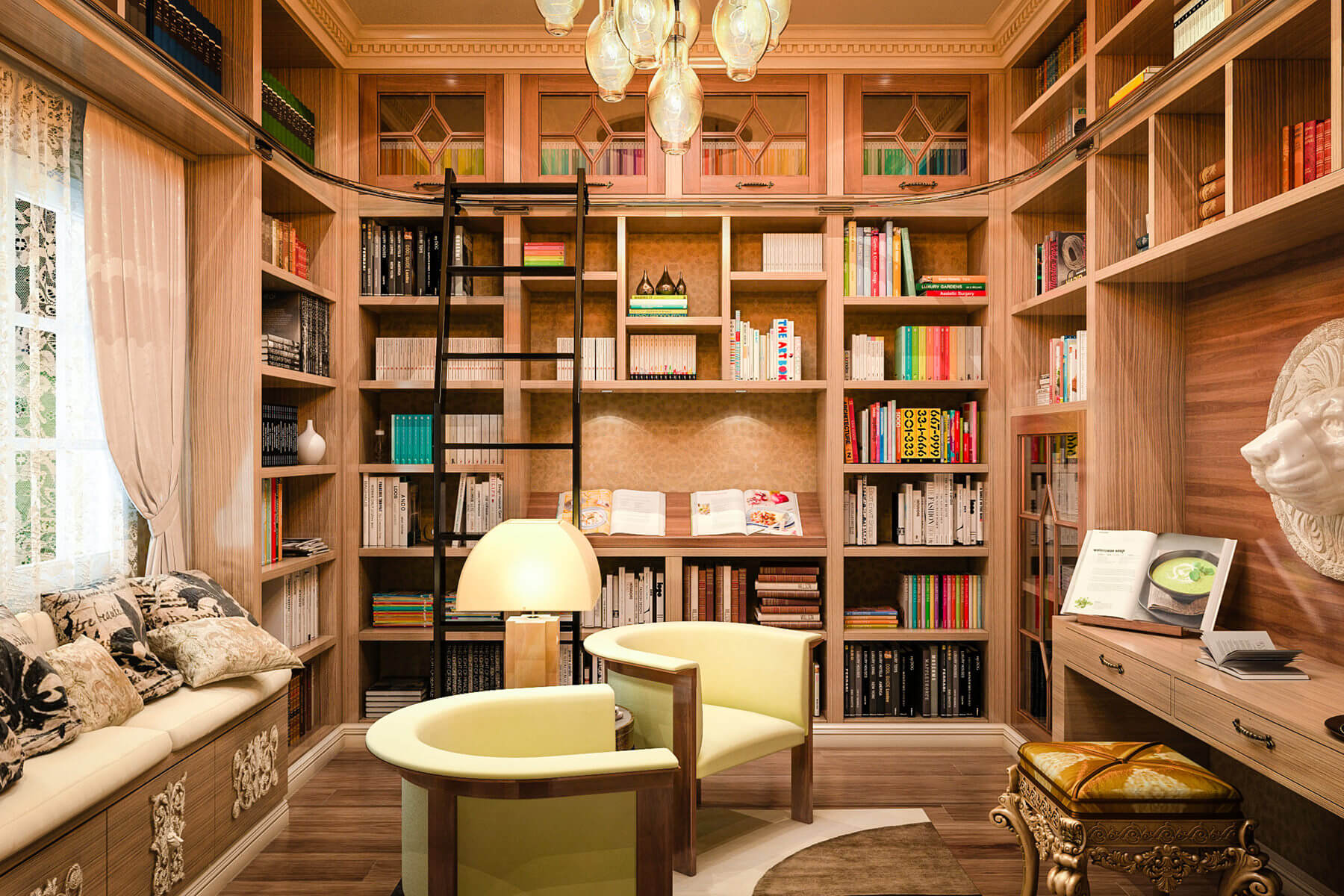 home library design ideas