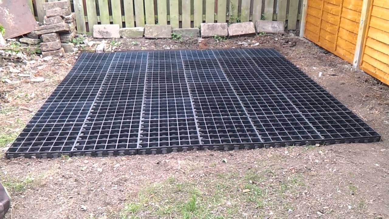 the benefits of plastic shed bases - newest addition in