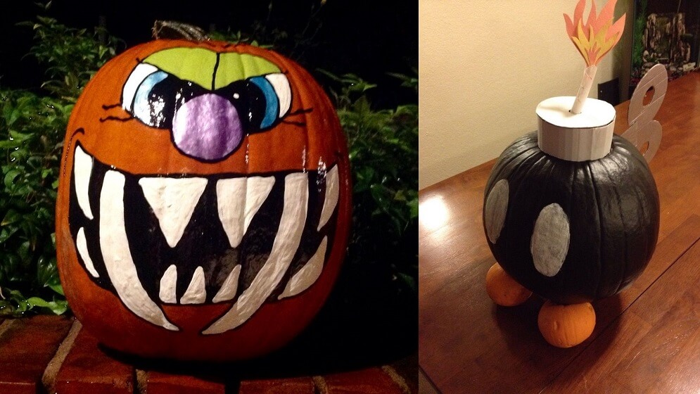  Vampire's Toothsome pumpkin painting Touch