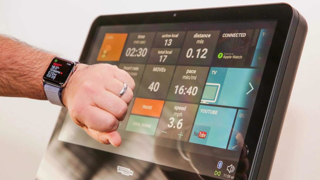 lcd display for exercise bike