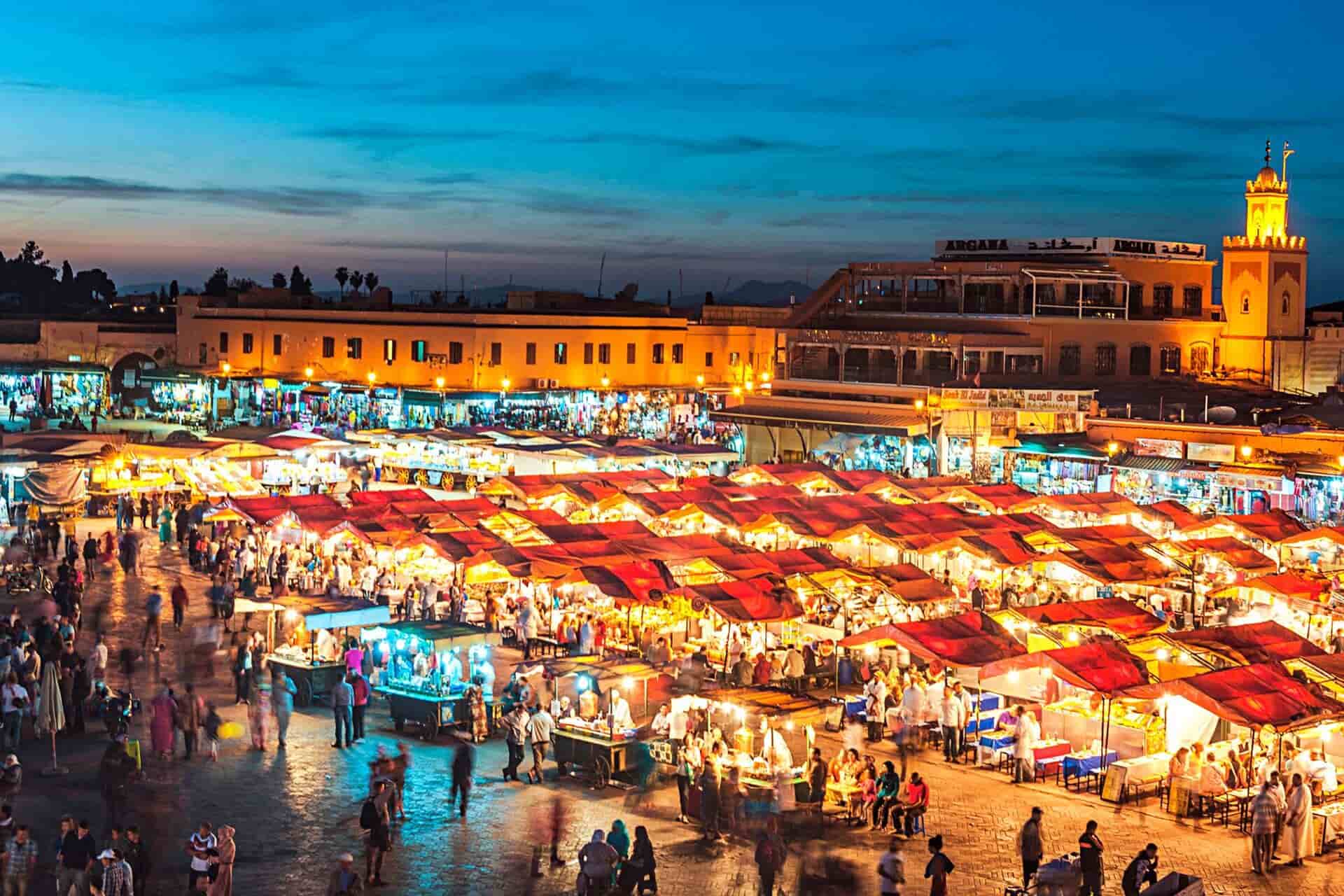 Shop in the Jemaa el-Fnaa