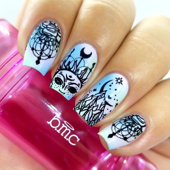 Spooky Halloween Nail Art Designs