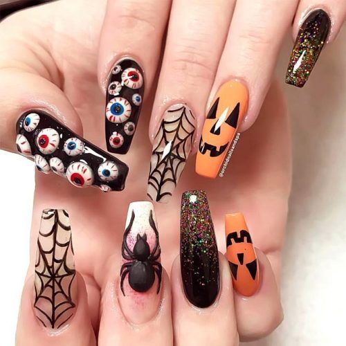Spooky Halloween Nail Art Designs