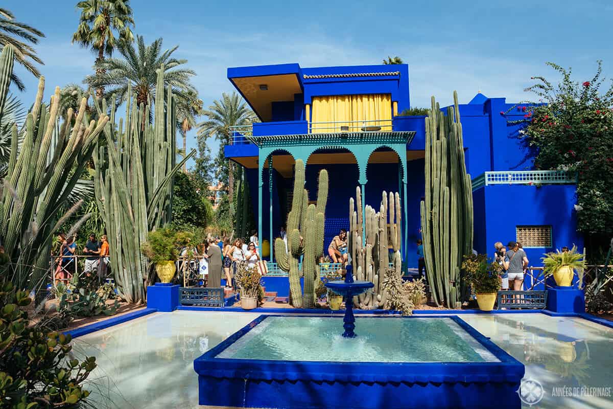 the Jardin Majorelle